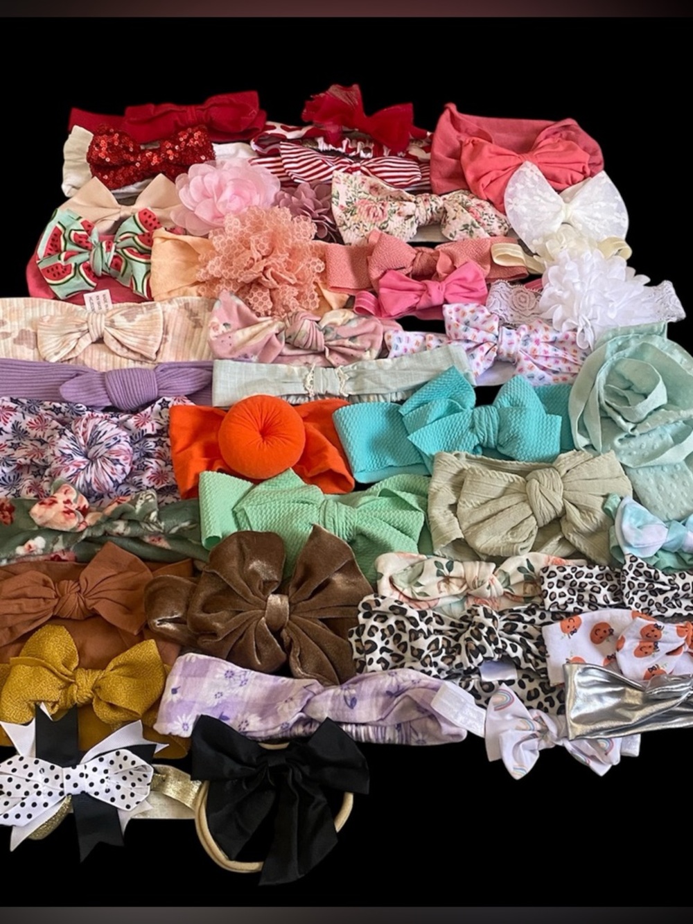 41 piece little girls head bands